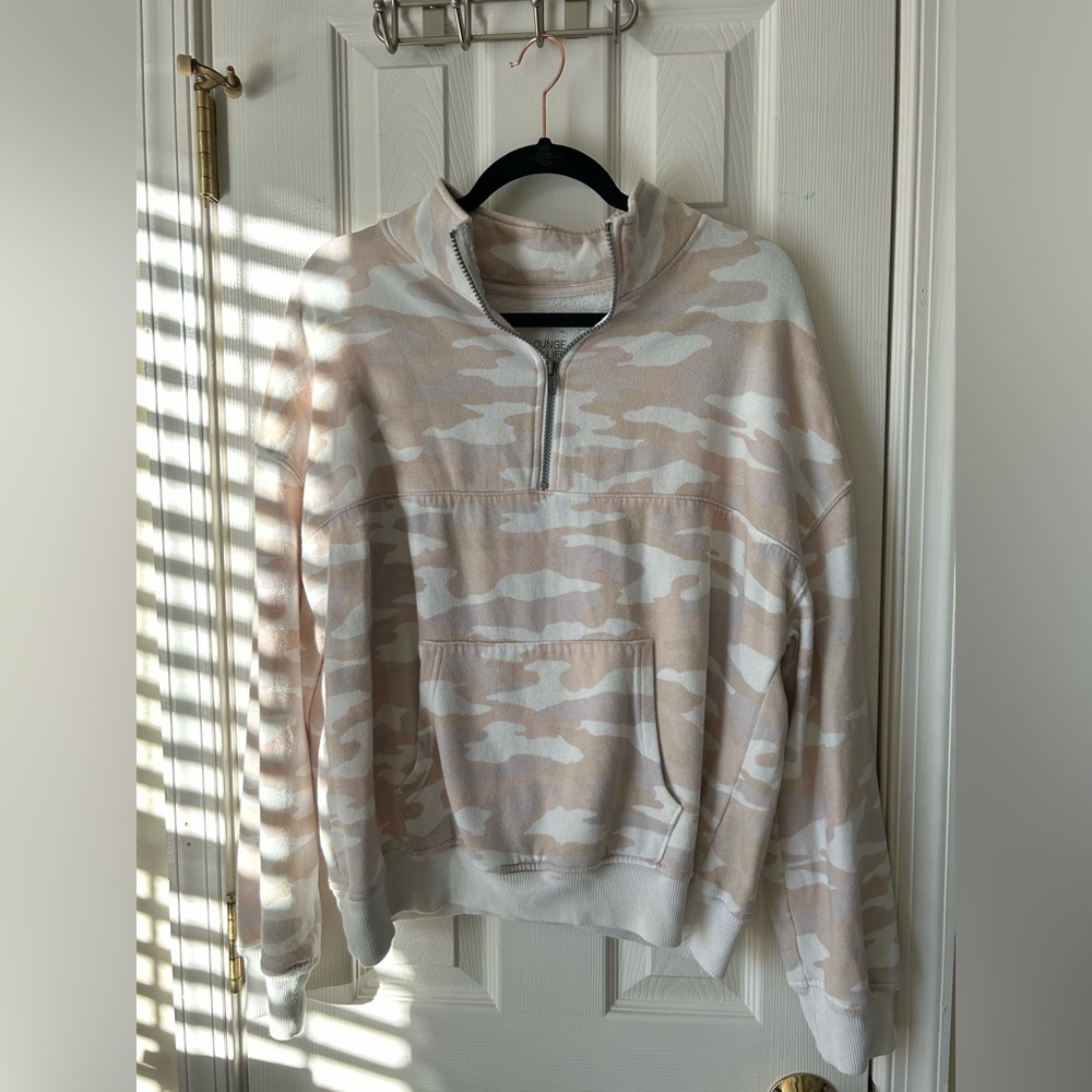 SO Lounge Life Quarter Zip Sweatshirt Women’s Size Large